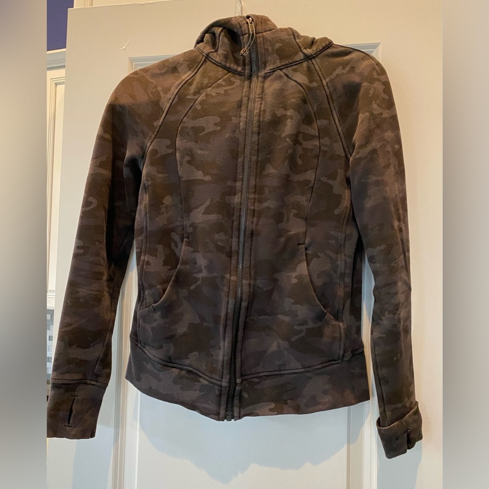 Lululemon Camouflage Zip-Up Hoodie